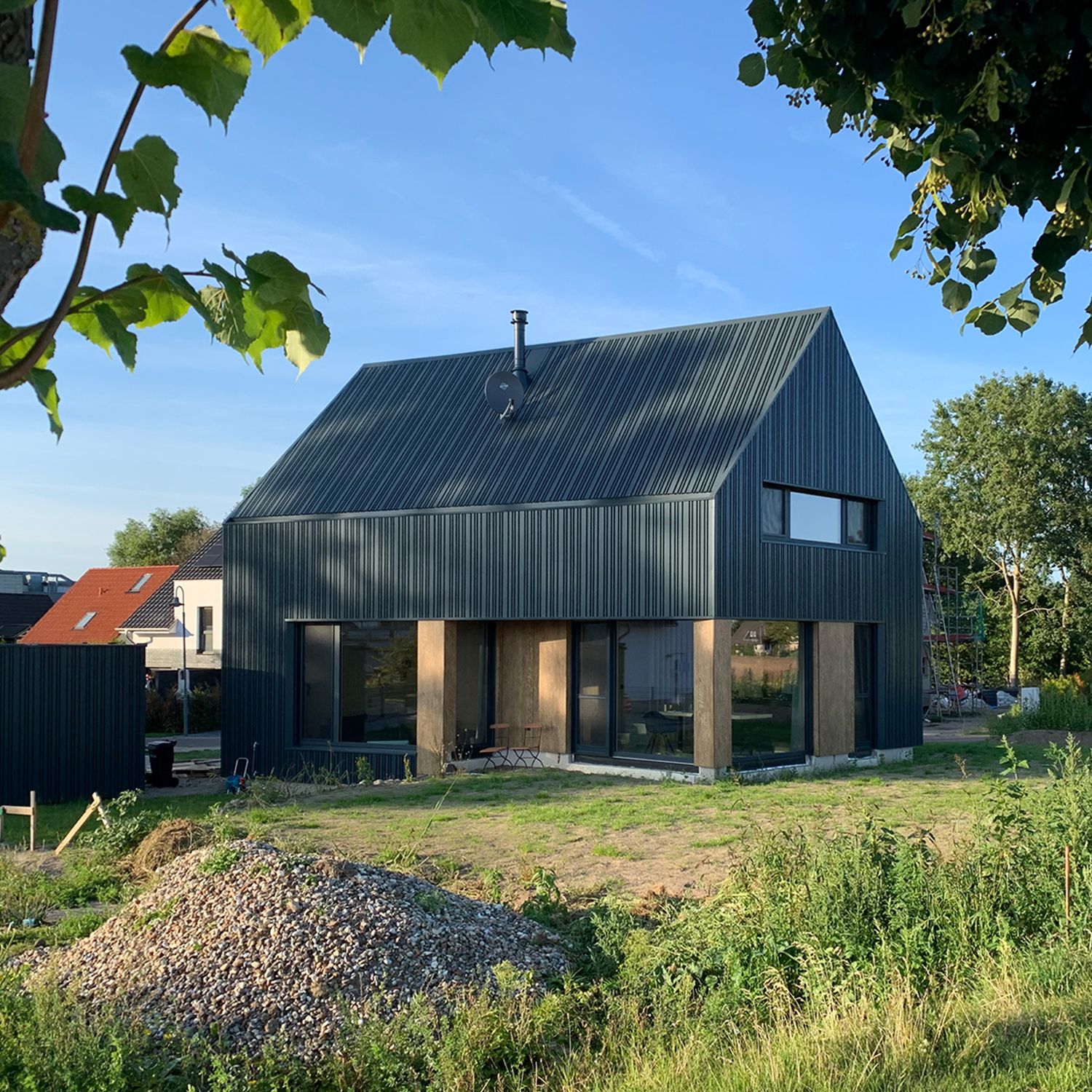 Ferienhaus in Holsbauweise